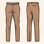 brown slacks image